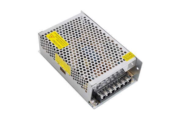 GLOBOSTAR® LUMIVOLT 73045 Τροφοδοτικό/Μετασχηματιστής PELV 200W 8.3A DC 24V IP20 - AC 220-240V σε DC 24V / Ρυθμιζόμενo από DC 22.5V έως DC 25.5V - Μ16 x Π10 x Υ5cm - 3 Χρόνια Εγγύηση