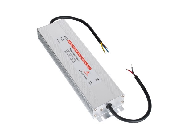 GloboStar® 73064 Μεταλλικό Τροφοδοτικό SELV για Προϊόντα LED 200W 8.3A - AC 220-240V σε DC 24V - Αδιάβροχο IP67 Μ25.5 x Π6.5 x Υ3cm - 3 Years Warranty