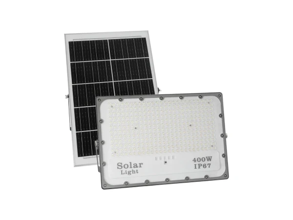 GLOBOSTAR® LUMOVOX 73070 Προβολέας LED 400W 20000lm 120° DC 5V με Φωτοβολταϊκό Panel 5V 25W & Επαναφορτιζόμενη Μπαταρία Li-ion 3.2V 20000mAh Αδιάβροχο IP67 Ψυχρό Λευκό 6000K - 400 x SMD2835 Sanan Chip - Γκρι Ανθρακί - Μ45 x Π7.5 x Υ30.5cm - 2 Χρόνια Εγγύη GLOBOSTAR® LUMOVOX 73070 Προβολέας LED 400W 20000lm 120° DC 5V με Φωτοβολταϊκό Panel 5V 25W & Επαναφορτιζόμενη Μπαταρία Li-ion 3.2V 20000mAh Αδιάβροχο IP67 Ψυχρό Λευκό 6000K - 400 x SMD2835 Sanan Chip - Γκρι Ανθρακί - Μ45 x Π7.5 x Υ30.5cm - 2 Χρόνια Εγγύη