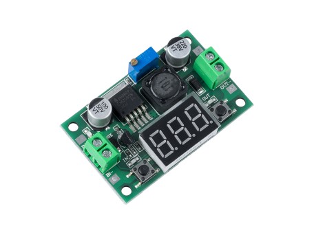 GloboStar® 73111 Ρυθμιστής Τάσης - Voltage Regulator DC Converter Module - Input DC4-40V / Output DC1.3-37V Max Load 3A Μ5.5 x Π3.5 x Υ1.2cm