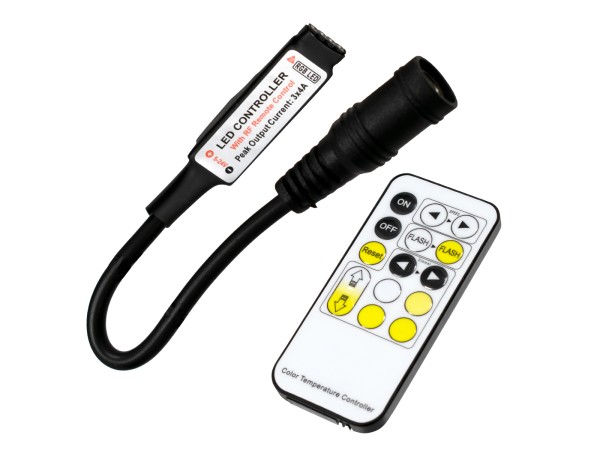 GloboStar® 73354 Ασύρματο LED CCT Controller με Χειριστήριο RF 2.4Ghz DC 5-24V Max 192W