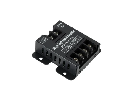 GLOBOSTAR® AMPLIFIER 73396 DC Ενισχυτής Ισχύος & Σήματος Υψηλής Ταχύτητας με 1 x 30A 720W Κανάλια DC 5-24V Max IP20 - Μ6.3 x Π6.7 x Υ2cm - 3 Χρόνια Εγγύηση