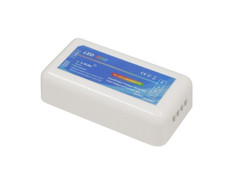 Ασύρματος LED Δέκτης - Receiver RGB Controller 2.4G RF για Groups 12v (144w) - 24v (288w) DC GloboStar 73418