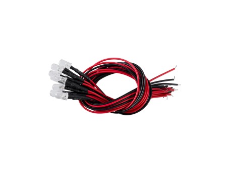 GLOBOSTAR® DIODECHIP 73730 Δίοδος LED 0.3W 30lm 90° DC 12V Αδιάβροχο IP65 Ψυχρό Λευκό 6000K Dimmable - Μ0.5 x Π0.5 x Υ20cm - Πακέτο 10 Τεμαχίων - 2 Χρόνια Εγγύηση