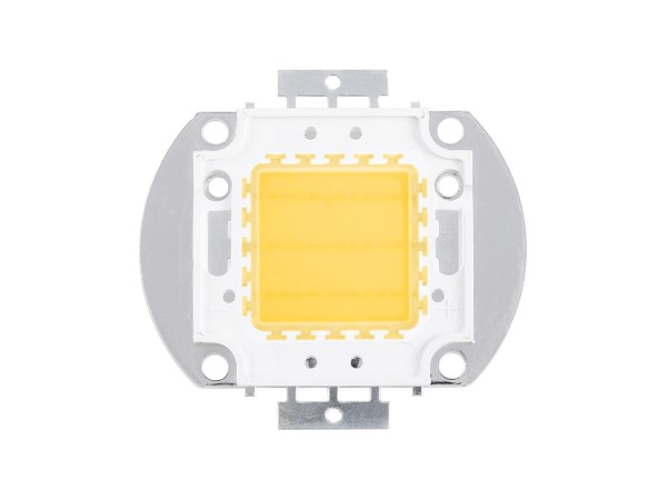 GloboStar® 73764 Υψηλής Ισχύος LED COB BRIDGELUX 30W 2400lm DC 28-32V - Μ5.5 x Π5.2 x Υ0.4cm - Θερμό Λευκό 2700K - 2 Χρόνια Εγγύηση
