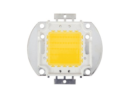 GloboStar® 73765 Υψηλής Ισχύος LED COB BRIDGELUX 50W 4000lm DC 28-32V - Μ5.6 x Π5.2 x Υ0.6cm - Θερμό Λευκό 2700K - 2 Χρόνια Εγγύηση