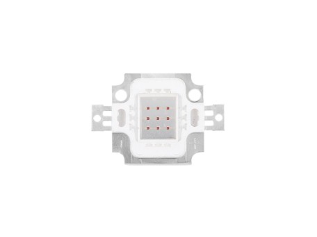 GloboStar® 73766 Υψηλής Ισχύος LED COB BRIDGELUX 10W 500lm DC 6-8V - M2.9 x P2 x Y0.3cm - Κόκκινο - 2 Χρόνια Εγγύηση