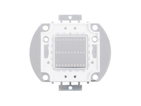 GloboStar® 73773 Υψηλής Ισχύος LED COB BRIDGELUX 30W 1500lm DC 28-32V - Μ5.5 x Π5.2 x Υ0.4cm - Μπλε - 2 Χρόνια Εγγύηση