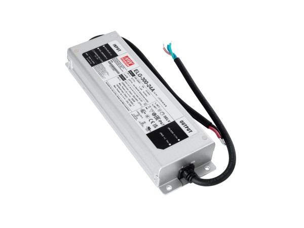 GLOBOSTAR® MEANWELL-ELG300-24A 90790 Τροφοδοτικό/Μετασχηματιστής Class I SELV 300W 12.5A AC 220-240V σε DC 24V Αδιάβροχο IP67 - Ρυθμιζόμενo από DC 22.4V έως DC 25.6V - Ασημί - Μ24.6 x Π7.7 x Υ3.9cm - 3 Χρόνια Εγγύηση
