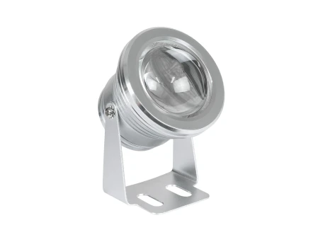 GLOBOSTAR® EDEM 75592 Φωτιστικό Σποτ για Φυτά - Δέντρα με IR Ασύρματο Χειριστήριο LED 10W 500lm 35° DC 12V Αδιάβροχο IP65 Πολύχρωμο RGB Dimmable - Bridgelux COB Chip - Νίκελ Βούρτσας - Μ7 x Π10.5 x Υ8.5cm - 2 Χρόνια Εγγύηση
