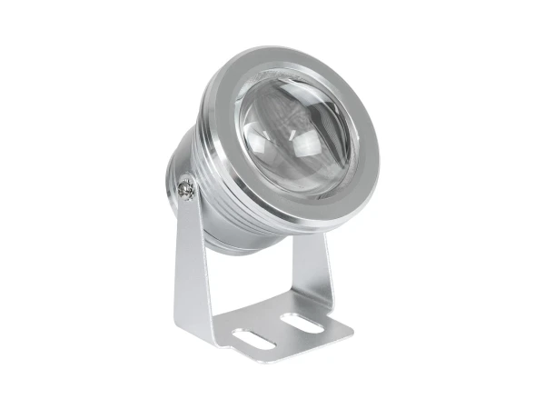 GLOBOSTAR® EDEM 75592 Φωτιστικό Σποτ για Φυτά - Δέντρα με IR Ασύρματο Χειριστήριο LED 10W 500lm 35° DC 12V Αδιάβροχο IP65 Πολύχρωμο RGB Dimmable - Bridgelux COB Chip - Νίκελ Βούρτσας - Μ7 x Π10.5 x Υ8.5cm - 2 Χρόνια Εγγύηση