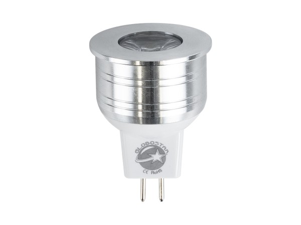 GloboStar® 76003 Σποτ LED GU5.3 MR11 4W 240lm 35° DC 12-24V IP20 Φ3.5 x Υ5cm Κόκκινο - 1 Χρόνο Εγγύηση