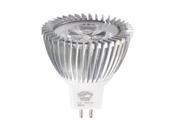 GLOBOSTAR® TRIBOO 76021 Σποτ GU5.3 MR16 LED 3W 280lm 30° DC 12V IP20 Φυσικό Λευκό 4500K - Μ5 x Π5 x Υ5.2cm - 3 Χρόνια Εγγύηση