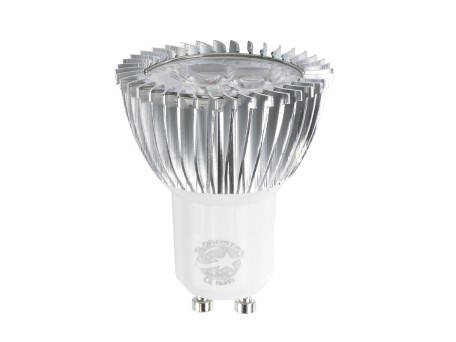 GLOBOSTAR® TRIBOO 76042 Σποτ GU10 MR16 LED 3W 260lm 45° AC 220-240V IP20 Θερμό Λευκό 2700K Dimmable - Μ5 x Π5 x Υ5.5cm - 3 Χρόνια Εγγύηση