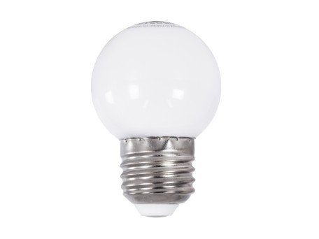 GLOBOSTAR® SPHERE 76092 Λάμπα E27 G45 LED 3W 240lm 260° AC 220-240V IP20 Θερμό Λευκό 2700K - Sanan SMD Chip - Λευκό Γαλακτερό - Μ4.5 x Π4.5 x Υ6.9cm - 2 Χρόνια Εγγύηση