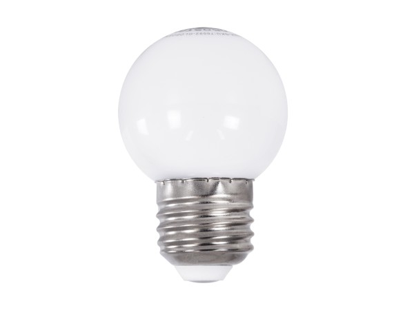 GLOBOSTAR® SPHERE 76092 Λάμπα E27 G45 LED 3W 240lm 260° AC 220-240V IP20 Θερμό Λευκό 2700K - Sanan SMD Chip - Λευκό Γαλακτερό - Μ4.5 x Π4.5 x Υ6.9cm - 2 Χρόνια Εγγύηση