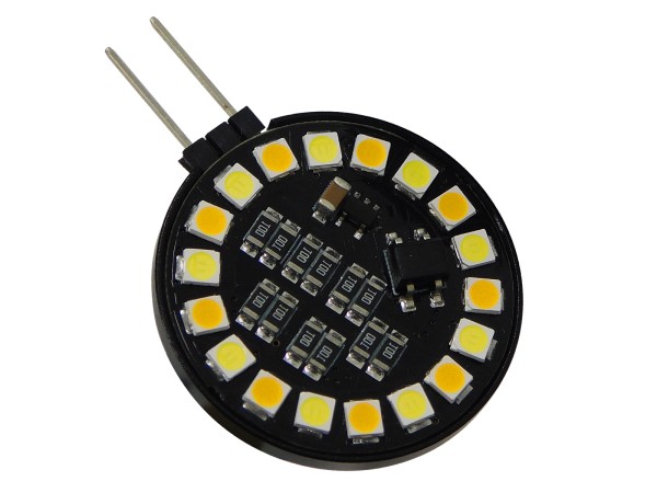 GLOBOSTAR® G4SIDE 76110 Λάμπα G4 LED 3W 300lm 120° DC 12V IP20 Ρυθμιζόμενο Λευκό CCT με On/Off 2700K/4500K/6000K - Sanan SMD Chip - Side Pin - Μ3.2 x Π3.2 x Υ0.7cm - 2 Χρόνια Εγγύηση