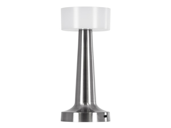 GloboStar® NANNA 76473 Επαναφορτιζόμενο Επιτραπέζιο Φωτιστικό Πορτατίφ LED 1.5W 105lm 120° DC 5V IP44 CCT Ultra Θερμό 1500K - Φυσικό Λευκό 4500K - Ψυχρό Λευκό 6000K Dimmable Ασημί & Λευκό Πλαστικό - Μ9 x Π9 x Υ21cm - 2 Χρόνια Εγγύηση GloboStar® NANNA 76473 Επαναφορτιζόμενο Επιτραπέζιο Φωτιστικό Πορτατίφ LED 1.5W 105lm 120° DC 5V IP44 CCT Ultra Θερμό 1500K - Φυσικό Λευκό 4500K - Ψυχρό Λευκό 6000K Dimmable Ασημί & Λευκό Πλαστικό - Μ9 x Π9 x Υ21cm - 2 Χρόνια Εγγύηση