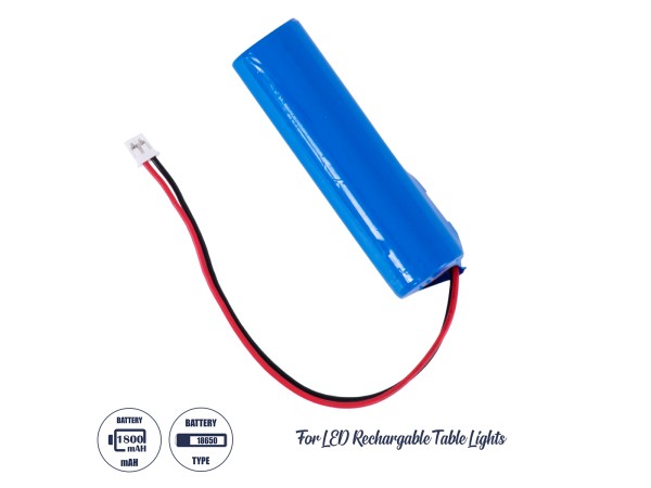 GLOBOSTAR® BATTERY 76500 Ανταλλακτική Επαναφορτιζόμενη Μπαταρία Li-ion 3.7V 18650 1800mAh με Overcharge / Discharge Προστασία IP20 - Μ6.5 x Π1.7 x Υ1.7cm - 1 Χρόνος Εγγύηση