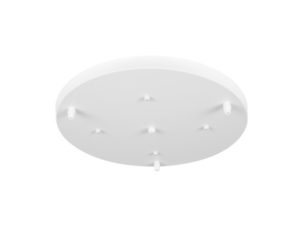 GloboStar® DIY 77540 Επιτοίχια Στρογγυλή Ροζέτα - Βάση για 3 Κρεμαστά Φωτιστικά - Φ40 x Υ3cm - Λευκό - Μεταλλικό - 5 Χρόνια Εγγύηση GloboStar® DIY 77540 Επιτοίχια Στρογγυλή Ροζέτα - Βάση για 3 Κρεμαστά Φωτιστικά - Φ40 x Υ3cm - Λευκό - Μεταλλικό - 5 Χρόνια Εγγύηση