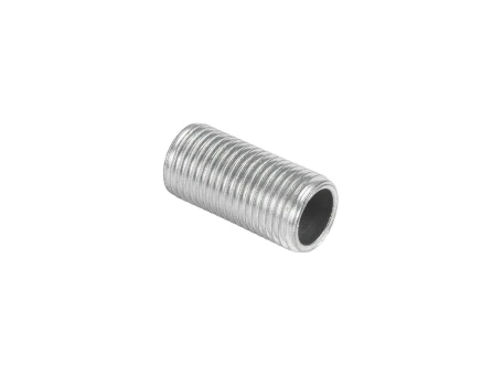 GLOBOSTAR® THREADEDTUBE 77557 Μεταλλικός DIY Σύνδεσμος / Μαστός με M10 Σπείρωμα για Φωτιστικά - Μ2 x Π1 x Υ1cm