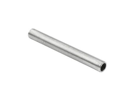 GLOBOSTAR® THREADEDTUBE 77558 Μεταλλικός DIY Σύνδεσμος / Μαστός με M10 Σπείρωμα για Φωτιστικά - Μ8 x Π1 x Υ1cm