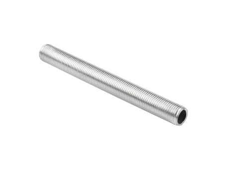 GLOBOSTAR® THREADEDTUBE 77559 Μεταλλικός DIY Σύνδεσμος / Μαστός με M10 Σπείρωμα για Φωτιστικά - Μ9 x Π1 x Υ1cm