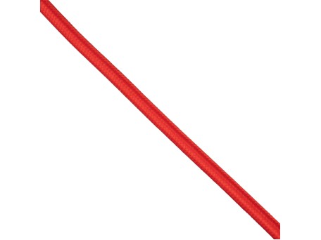 GLOBOSTAR® DECOCABLE 77602 Υφασμάτινο Καλώδιο 2 x 0.75mm² IP20 - Κόκκινο - Μ100 x Π0.6 x Υ0.6cm