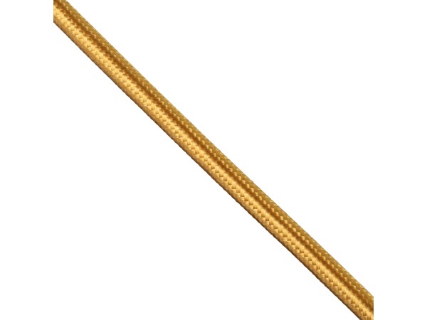 GLOBOSTAR® DECOCABLE 77608 Υφασμάτινο Καλώδιο 2 x 0.75mm² IP20 - Χρυσό - Μ100 x Π0.6 x Υ0.6cm GLOBOSTAR® DECOCABLE 77608 Υφασμάτινο Καλώδιο 2 x 0.75mm² IP20 - Χρυσό - Μ100 x Π0.6 x Υ0.6cm