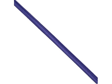 GloboStar® 77611 Στρογγυλό Υφασμάτινο Καλώδιο 1m 2 x 0.75mm² Μωβ