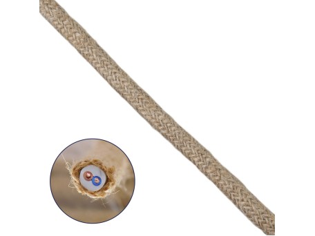 GLOBOSTAR® DECOCABLE 77640 Τριχιά Καλώδιο 2 x 0.75mm² IP20 - Μπεζ - Μ100 x Π0.7 x Υ0.7cm