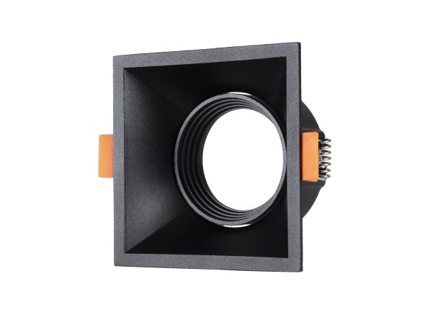 GLOBOSTAR® ALPHA 77833 Χωνευτή Κινούμενη Βάση για Σποτ MR16 με Ντουί GU10/GU5.3 IP20 - Μαύρο Ματ - Μ9 x Π9 x Υ4.5cm / Q8.3cm GLOBOSTAR® ALPHA 77833 Χωνευτή Κινούμενη Βάση για Σποτ MR16 με Ντουί GU10/GU5.3 IP20 - Μαύρο Ματ - Μ9 x Π9 x Υ4.5cm / Q8.3cm