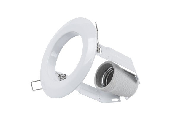 GLOBOSTAR® ACIDA 77844 Χωνευτή Βάση για Σποτ R63 με Ντουί E27 IP20 - Λευκό - Μ11 x Π11 x Υ11cm / Q9cm