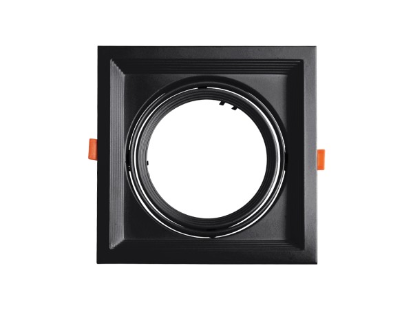 GLOBOSTAR® VITA 77853 Χωνευτή Κινούμενη Βάση για Σποτ AR111 για Ντουί GU10/GU5.3 IP20 - Μαύρο Ματ - Μ18 x Π18 x Υ4.5cm / Q17.5 x 17.5cm GLOBOSTAR® VITA 77853 Χωνευτή Κινούμενη Βάση για Σποτ AR111 για Ντουί GU10/GU5.3 IP20 - Μαύρο Ματ - Μ18 x Π18 x Υ4.5cm / Q17.5 x 17.5cm