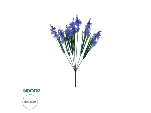 GloboStar® 78201 Τεχνητό Φυτό Μπουκέτο Διακοσμητικών Λουλουδιών με 10 Μωβ Λεβάντες M10 x Υ30 x Π10cm GloboStar® 78201 Τεχνητό Φυτό Μπουκέτο Διακοσμητικών Λουλουδιών με 10 Μωβ Λεβάντες M10 x Υ30 x Π10cm