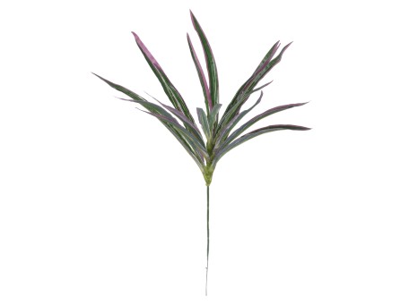 GloboStar® DRACAENA PURPLE 78294 Τεχνητό Φυτό Δράκαινα Μωβ - Μπουκέτο Διακοσμητικών Φυτών - Κλαδιών με Φύλλωμα Πράσινο - Μωβ Υ45cm