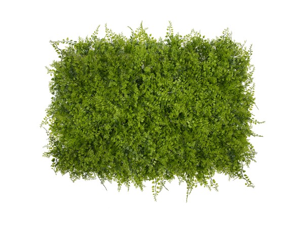 GLOBOSTAR® LEYLAND 78414 Τεχνητό Πάνελ Φυλλωσιάς / Κάθετος Κήπος Λέιλαντ & Νάνος Κισσός - Πράσινο - Μ60 x Π9 x Υ40cm