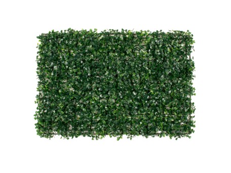GLOBOSTAR® BUXUS 78415 Τεχνητό Πάνελ Φυλλωσιάς / Κάθετος Κήπος Πυξάρι - Πράσινο - Μ60 x Π4 x Υ40cm