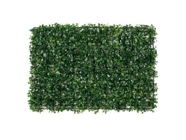GLOBOSTAR® BUXUS 78415 Τεχνητό Πάνελ Φυλλωσιάς / Κάθετος Κήπος Πυξάρι - Πράσινο - Μ60 x Π4 x Υ40cm