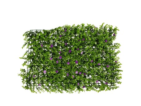 GloboStar® 78421 Artificial - Συνθετικό Τεχνητό Διακοσμητικό Πάνελ Φυλλωσιάς - Κάθετος Κήπος Καυκάσιο Πυξάρι - Απτένια Πράσινο Μ60 x Υ40 x Π8cm