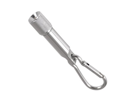 GloboStar® 79006 Μπρελόκ Φακός LED 1W Μπαταρίας Ψυχρό Λευκό 6000K