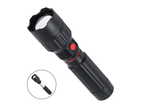 GloboStar® 79019 Φορητός Φακός Χειρός LED COB 3W Front + 3W Side 300lm Zoom 1° έως 60° Μοιρών Πτυσσόμενος με 3 Modes Αδιάβροχο IP54 Ψυχρό Λευκό 6000K GloboStar® 79019 Φορητός Φακός Χειρός LED COB 3W Front + 3W Side 300lm Zoom 1° έως 60° Μοιρών Πτυσσόμενος με 3 Modes Αδιάβροχο IP54 Ψυχρό Λευκό 6000K