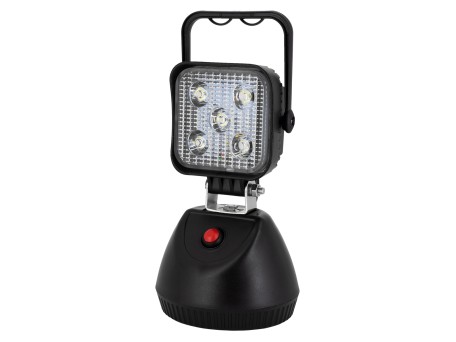 GloboStar® 79036 Φορητός Επαναφορτιζόμενος Προβολέας Εργασίας LED CREE XML2-T6 Chip 25W 2500lm με 3 Modes & με Καλώδιο Φόρτισης για Αυτοκίνητο & Πρίζας Αδιάβροχος IP54 Ψυχρό Λευκό 6000K