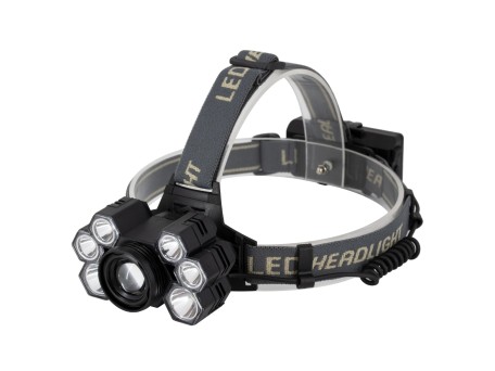 GLOBOSTAR® HEADLAMP 79061 Φακός Κεφαλής LED 30W 3000lm 15~60° DC 5V με USB-C με Επαναφορτιζόμενη Μπαταρία Li-ion 3.7V 2x18650 6000mAh Αδιάβροχο IP54 Ψυχρό Λευκό 6000K - CREE XML2-T6 Chip - Μ9.5 x Π5 x Υ5cm - 2 Χρόνια Εγγύηση