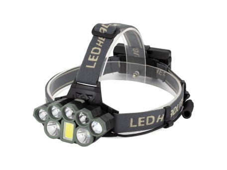 GLOBOSTAR® HEADLAMP 79062 Φακός Κεφαλής LED 40W 4000lm 15~60° DC 5V με USB-C με Επαναφορτιζόμενη Μπαταρία Li-ion 3.7V 2x18650 6000mAh Αδιάβροχο IP54 Ψυχρό Λευκό 6000K - CREE XML2-T6 Chip - Μ9.2 x Π3 x Υ4.5cm - 1 Χρόνο Εγγύηση