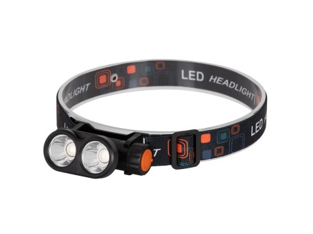 GloboStar® 79065 Φακός Κεφαλής Επαναφορτιζόμενος LED CREE XML2-T6 Chip 25 Watt 2500lm με 1 x 18650 Μπαταρία 3400mAh Θερμό Λευκό 3000K & Ψυχρό Λευκό 6000K