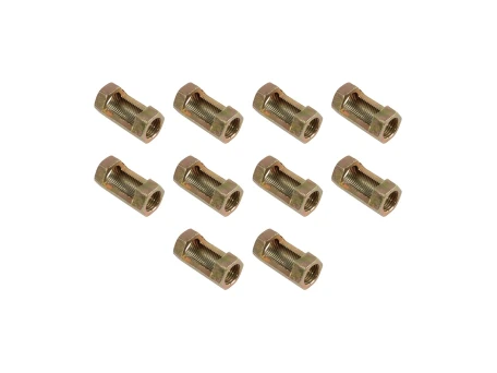 GLOBOSTAR® PIPEADAPT 79596 Μεταλλικός DIY Σύνδεσμος για Ολόπασους Σωλήνες Φωτιστικών - Μ1.3 x Π1.3 x Υ3cm - Πακέτο 10 Τεμαχίων