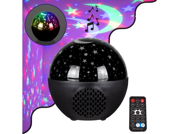 GloboStar® 79599 Επιτραπέζιο Διακοσμητικό Φωτιστικό Ειδικών Εφε NIGHT SKY STARS LED 10W DC 5V 2200mAh Επαναφορτιζόμενο με Bluetooth Speaker - Sound Activated - Καλώδιο Τροφοδοσίας USB και Ασύρματο Χειριστήριο RF 2.4Ghz Πολύχρωμo RGB Dimmable GloboStar® 79599 Επιτραπέζιο Διακοσμητικό Φωτιστικό Ειδικών Εφε NIGHT SKY STARS LED 10W DC 5V 2200mAh Επαναφορτιζόμενο με Bluetooth Speaker - Sound Activated - Καλώδιο Τροφοδοσίας USB και Ασύρματο Χειριστήριο RF 2.4Ghz Πολύχρωμo RGB Dimmable