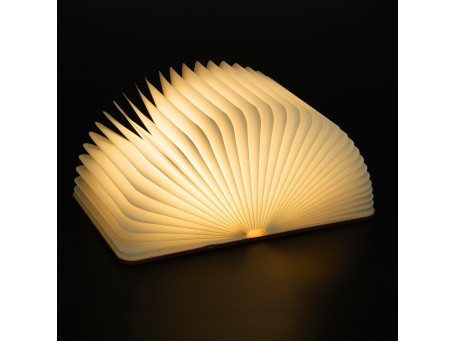 GLOBOSTAR® BOOKDECO 79635 Μοντέρνο Επιτραπέζιο Φωτιστικό Πορτατίφ LED 4W 350lm 180° DC 5V με USB 2.0 & Επαναφορτιζόμενη Μπαταρία Li-ion 3.2V 1000mAh IP20 Θερμό Λευκό 2700K - Μπεζ - Μ21.5 x Π16.5 x Υ2.2cm - 2 Χρόνια Εγγύηση