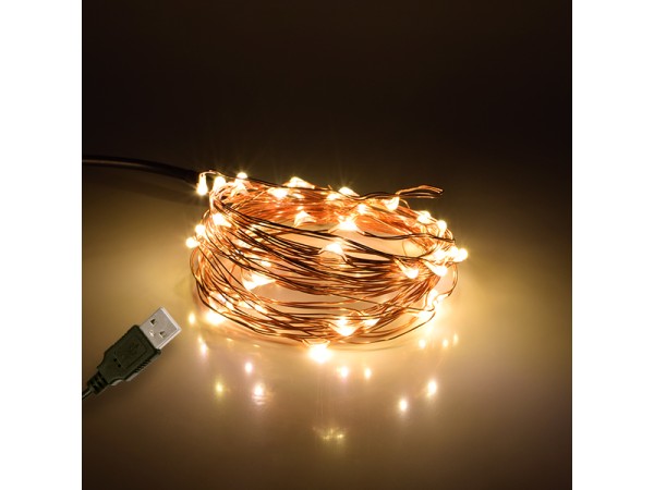 GLOBOSTAR® STRINGLIGHT 79721 Γιρλάντα 5m 50 LED 3W 180lm 360° DC 5V με USB 2.0 IP20 Θερμό Λευκό 2700Κ Dimmable - Χάλκινο - Μ500 x Π0.6 x Υ0.6cm - 1 Χρόνο Εγγύηση GLOBOSTAR® STRINGLIGHT 79721 Γιρλάντα 5m 50 LED 3W 180lm 360° DC 5V με USB 2.0 IP20 Θερμό Λευκό 2700Κ Dimmable - Χάλκινο - Μ500 x Π0.6 x Υ0.6cm - 1 Χρόνο Εγγύηση